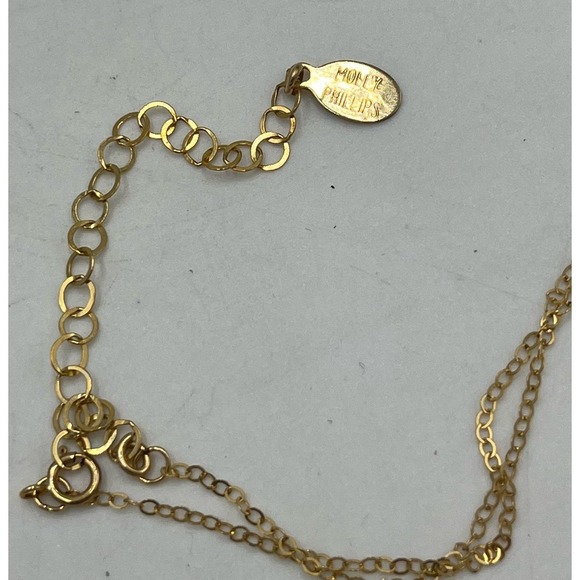 Molly Phillips Multicolor Fringe‎ Tassel Initial K Gold Tone Necklace - Picture 15 of 15